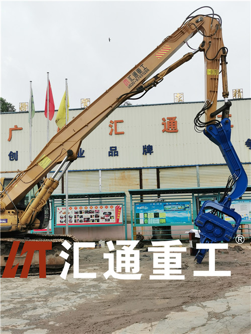 挖掘機打樁臂、打樁臂、打樁錘、挖掘機打樁臂廠家
