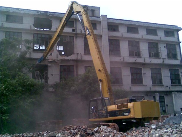 挖掘機拆樓臂 挖掘機拆樓臂